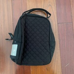 Vera Bradley Black Quilted Toiletry Bag
